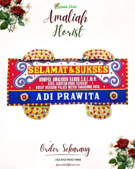 Papan Bunga Ucapan Selamat Deleng Pokhkisen