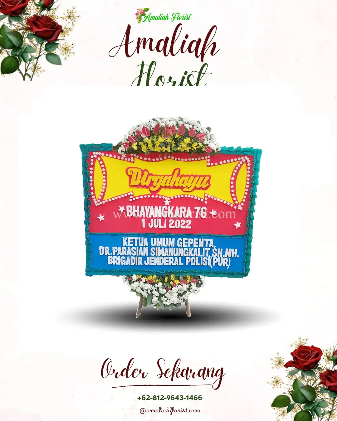 Papan Bunga HUT Ulang Tahun Deleng Pokhkisen